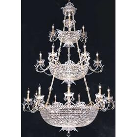 Princess Eighteen Light Crystal Chandelier by James R. Moder
