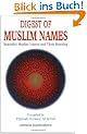 Digest of Muslim Names: Beautiful Muslim Names and Their Meaning