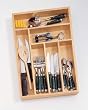 Lipper Beechwood Deep Cutlery Drawer Organizer