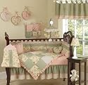 JoJo Designs 9-Piece Baby Crib Bedding Set - Baby Annabel Antique Floral