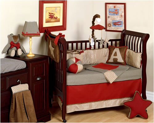 Adam's All American 4 Piece Crib Bedding Set