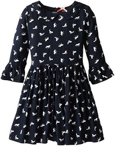 Pumpkin Patch Big Girls' Unicorn Printed Dress, Eclipse, 10