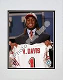Vernon Davis 2006 NFL Draft Day Double Matted 8 x 10 Photograph (Unframed)