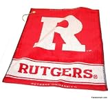 Rutgers Woven Golf Towel
