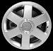 00-02 AUDI TT ALLOY WHEEL RIM 17 INCH, Diameter 17, Width 7.5 (6 SPOKE, CHROME), 32mm offset, CHROME, 1 Piece Only, Remanufactured (2000 00 2001 01 2002 02) ALY58727U85