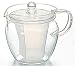 HARIO 耐熱ガラス急須 茶茶・なつめ 2人用 360ml CHR-2N: ●茶こしを外せば電子レンジOK