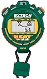 Extech HW30 Combination Humidity, Heat Index, and Temperature Meter; Stopwatch, Time Clock, and Calendar