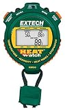 Extech HW30 Combination Humidity, Heat Index, and Temperature Meter; Stopwatch, Time Clock, and Calendar