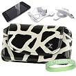 Apple Ipod Touch 3rd Generation ( Newest Version ) Cow Print Horizontal Carrying Case Cover Pouch with Durable Clip and Belt loops + Ipod Touch 2G Home/travle Charger + Ipod Touch 2G Car Charger + Ipod Touch 2G USB Data Sync Cable + Ipod Touch 2G Screen Protector + Vangoddy tm, Live*Laugh*Love wrist band!!!