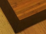 Sedona Bamboo Rug 4x6, Durable, Non-Slip Dotted Felt Backing