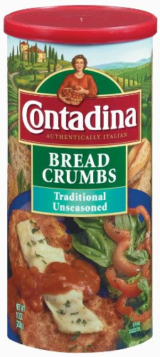Contadina Bread Crumbs, Traditional Unseasoned, 10-Ounce Packages (Pack of 12)