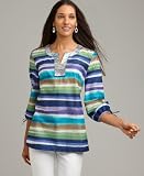 Style&co. Tunic, Striped Sequin Scoopneck