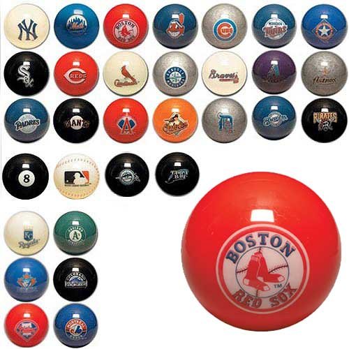 Boston Red Sox MLB Billiard Balls