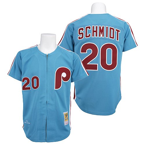 Philadelphia Phillies Authentic 1980 Mike Schmidt Road Jersey By Mitchell & Ness Size 52