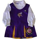 Minnesota Vikings NFL Long Sleeve Cheerleader Halloween Costume 4T