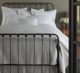 IMAGE OF Peacock Alley Luxury Bed Linens Sullivan 100-Percent Long Staple Cotton Tuxedo Pleat Percale Boudoir Pillow, White