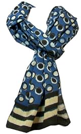 Anokhi 100% Cotton Voile Spot On Fashion Scarf