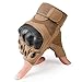 WTACTFUL Fingerless Gloves Half Finger Gloves Size X-Large Brown