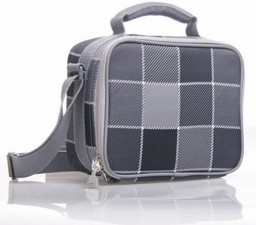 Picnic Pack Classic Insulated Lunch Bag / Box with Backside Pocket (Silver