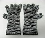 RedSkyTrader Mens Chainmail Gauntlet Armor Gloves One Size Fits Most Metallic
