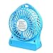 Magicooler Mini Fan Pocket Size 4-inch Vanes 3 Speeds Electric Portable Mini fan Desktop Fan Battery/ USB Powered Laptop PC Mute Cooler Cooling Operated Cool Cooler Fan Beat Heatwaves Pefect For Outdoor /Hiking/ Camping /Daily use (BLUE)
