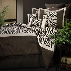 Brown Zebra bedding