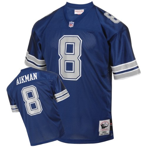 Mitchell & Ness Dallas Cowboys 1992 Troy Aikman Authentic Throwback Team Color Jersey Size 56