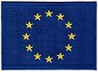 European Union Flag Embroidered Patch EU Europe Iron-On International Emblem