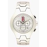 Boston Red Sox Mens MLB Hall of Fame Chronograph Watch (Bracelet) by Logo Art