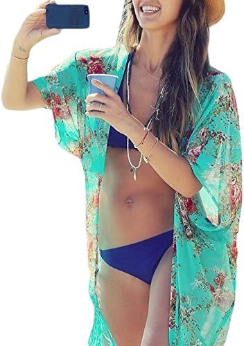 Singlelady Crocheted Nylon Sexy Swimsuit Cover-Up Beach Mini Dress (A-Black)