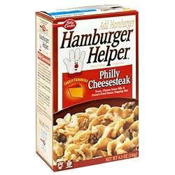 Betty Crocker Hamburger Helper Philly Cheesesteak, 6.5-Ounce Boxes (Pack of 12)