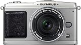 OLYMPUS PEN マイクロ一眼 E-P1 パンケーキキット シルバー E-P1 PKIT-SLV 画像