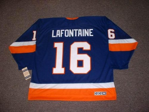 Buy PAT LAFONTAINE New York Islanders 1990 CCM Vintage Throwback Away Hockey Jersey