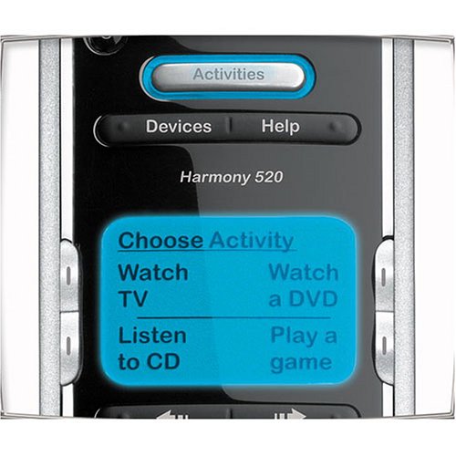 Logitech Harmony 520 Advanced Universal Remote - universal remote control ( 966191-0403 ) under Remote Controls in The Electronics Store