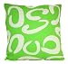 Green Symbols Pillow Sham