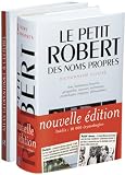 Coffret Petit Robert des noms propres 2004 et Atlas