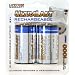 AGAIN AND AGAIN UL2D Rechargeable NiMH Batteries - 2 Pack