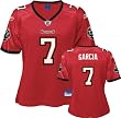 Jeff Garcia Red Reebok Replica Tampa Bay Buccaneers Women's Jersey