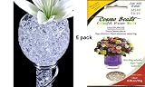 Centrepiece Crystal Soil Cosmo Beads; CLEAR;5 Pack;10g/pack