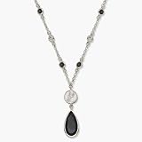 San Antonio Spurs Crystal Logo Necklace