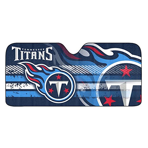 NFL Tennessee Titans Universal Auto Shade, Large, Blue