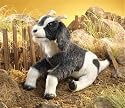 Plush Goat Puppet 19"