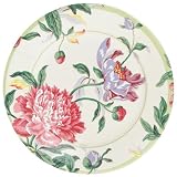 Caspari Floral Chintz Set of 8 Paper Salad Plates, White
