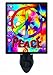 Night Light, Peace Sign (Vertical), 60's Symbol