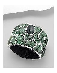 Cuff Bracelet In White Base