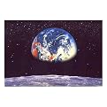 Earth and Moon Mural - Large