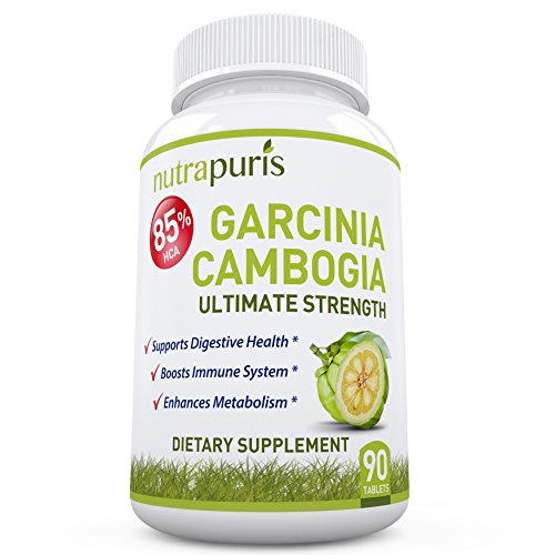 85% HCA Garcinia Cambogia Max Strength - 90 100% Natural 1500mg Tablets - Best Garcinia Cambogia Extract - 100% Safe Weight Loss That Works For Men And Women Of All Ages - Vegetarian and Vegan Safe - Includes our Famous  100% Happiness  Guarantee!