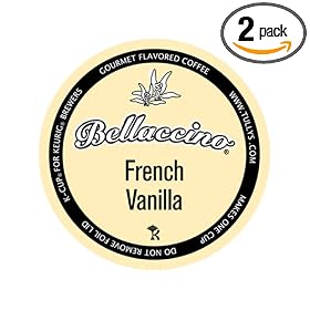 Tully's Coffee Bellaccino French Vanilla, K-cups, 24-count,  Boxes (Pack of 2)
