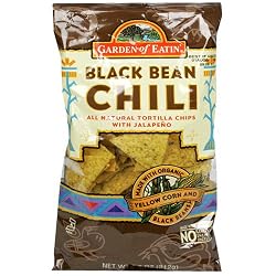 Garden of Eatin' Tortilla Chips, Black Bean Chili, 7.5-Ounce Bags (Pack of 12)