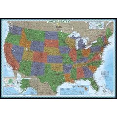 United States Political Decorator Line (USA Maps)